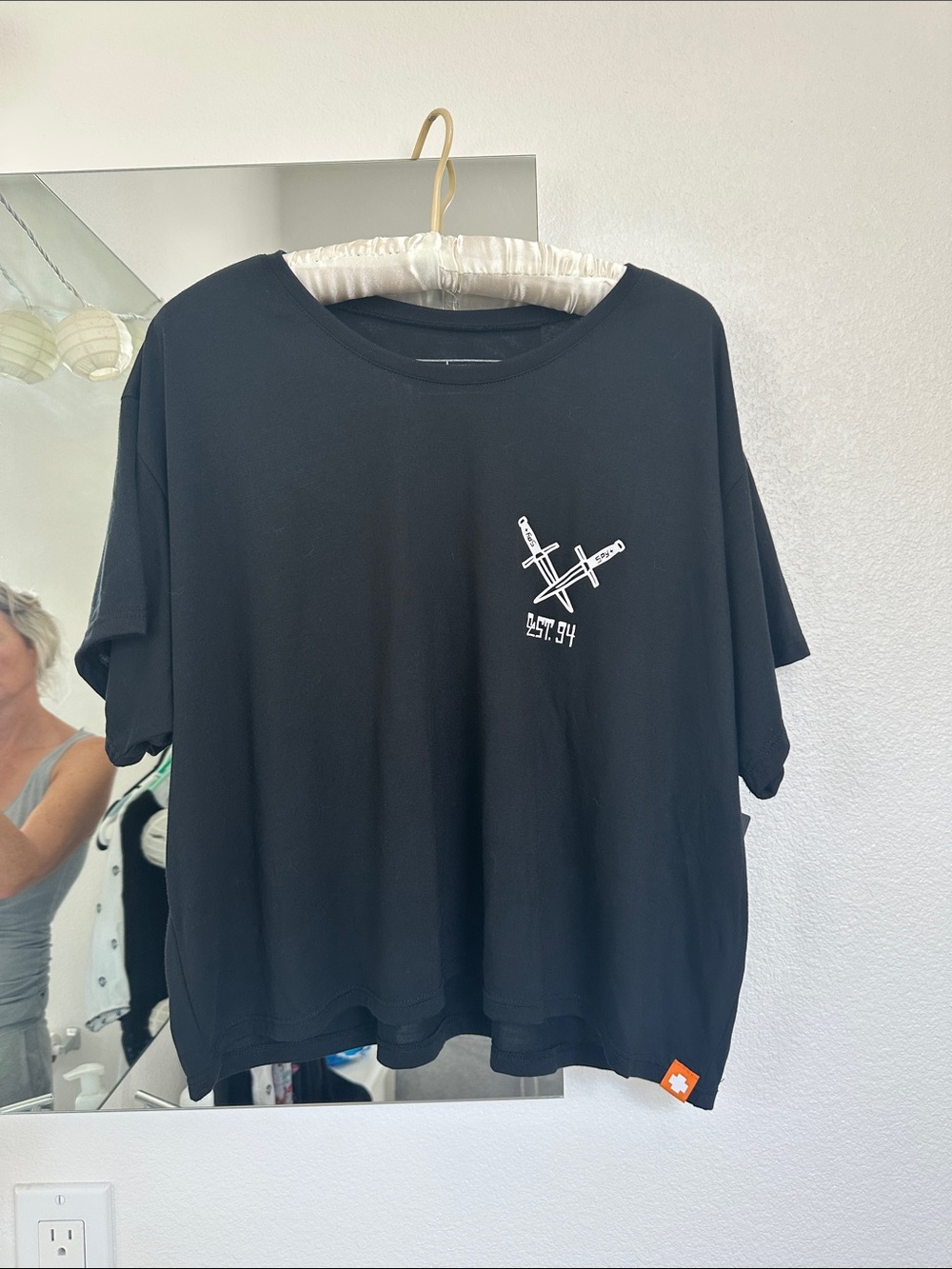 SPY Black Short Sleeve Graphic Tee